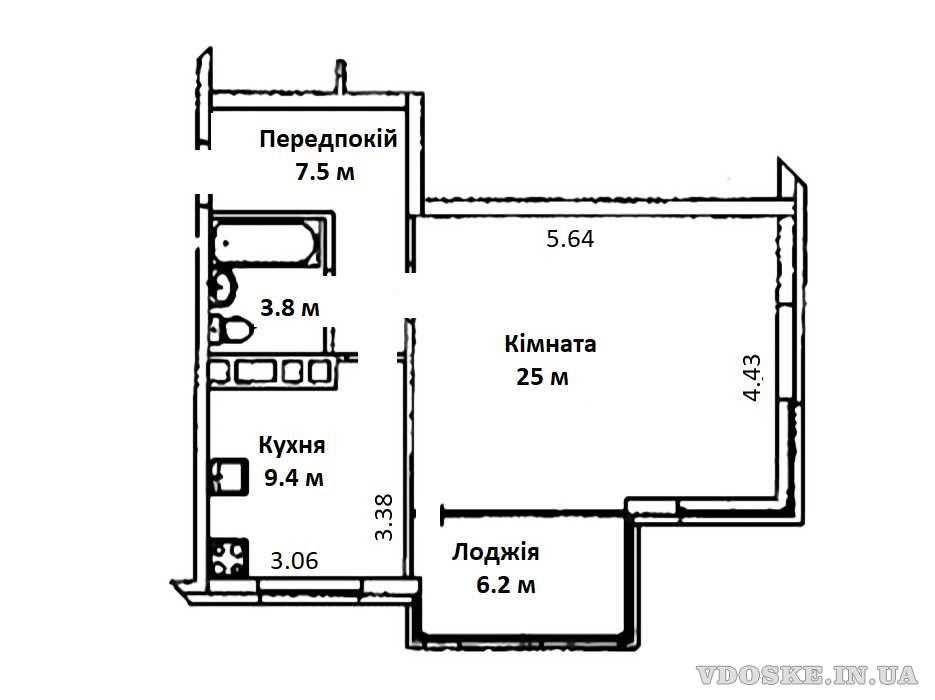 Продажа однокомнатной квартиры, Киев, ул. Петрицкого, 21А (4)