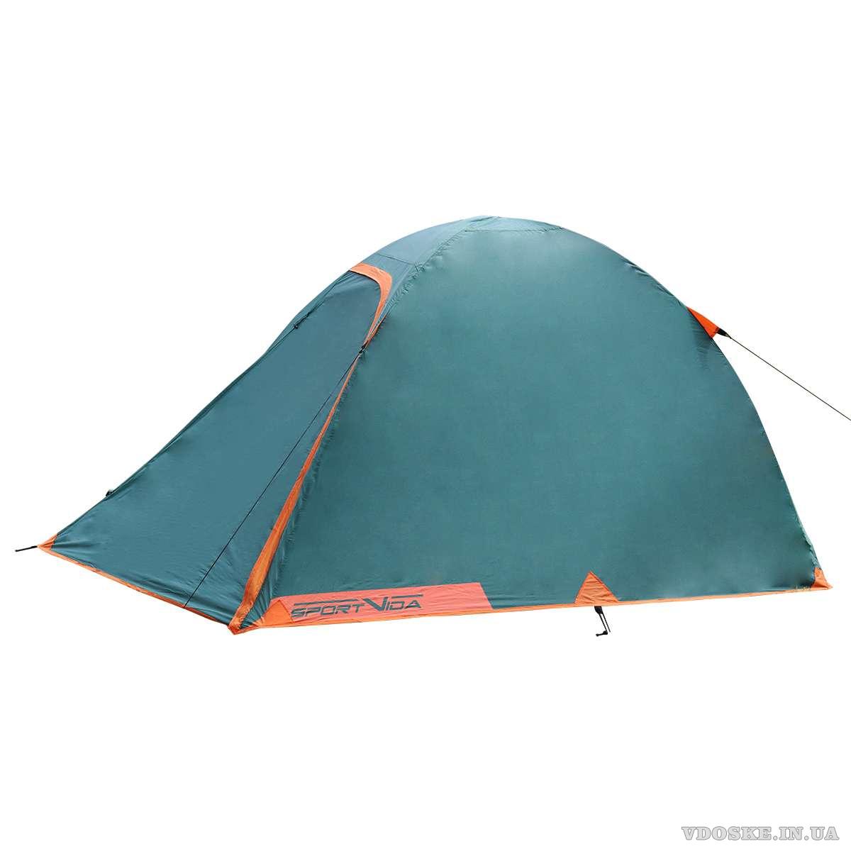 Палатка туристическая четырехместная SportVida 285 x 240 см (2)
