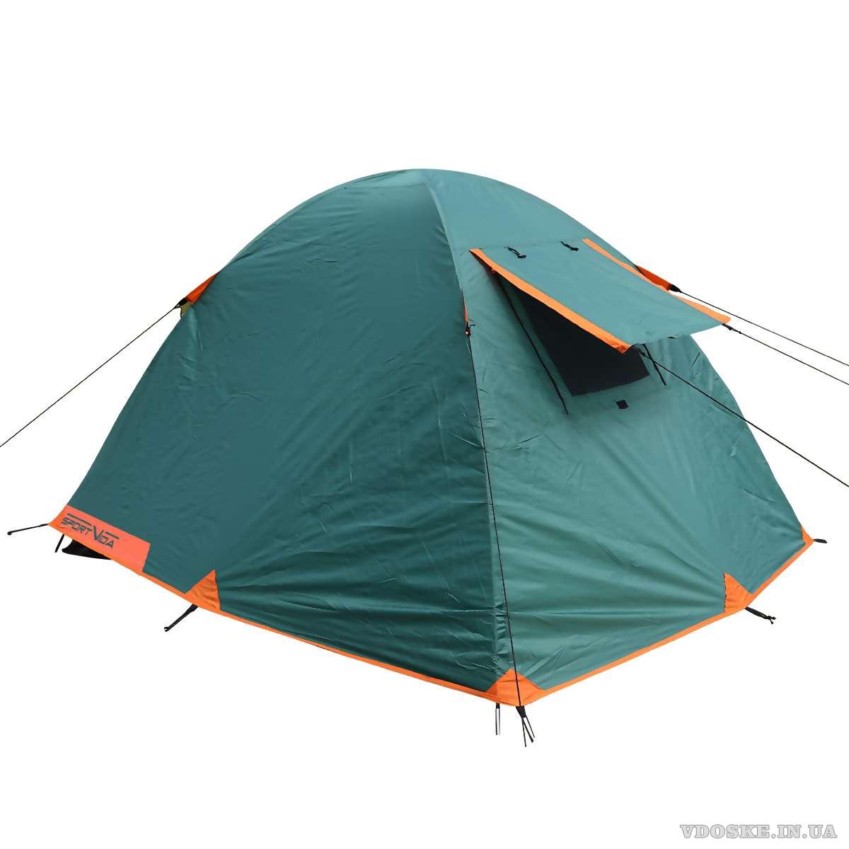 Палатка туристическая четырехместная SportVida 285 x 240 см (3)