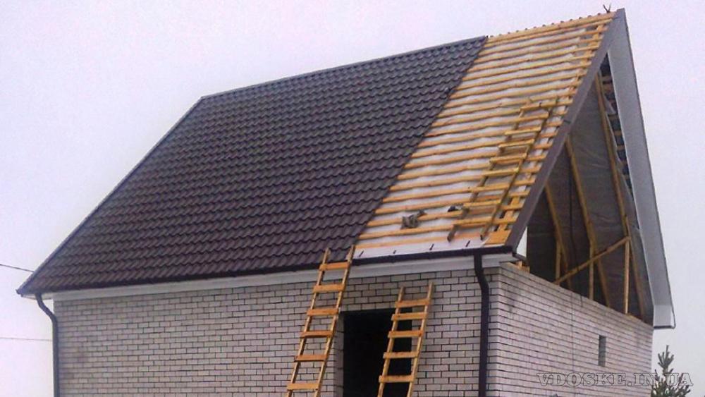 Монтаж и ремонт всех видов крыш